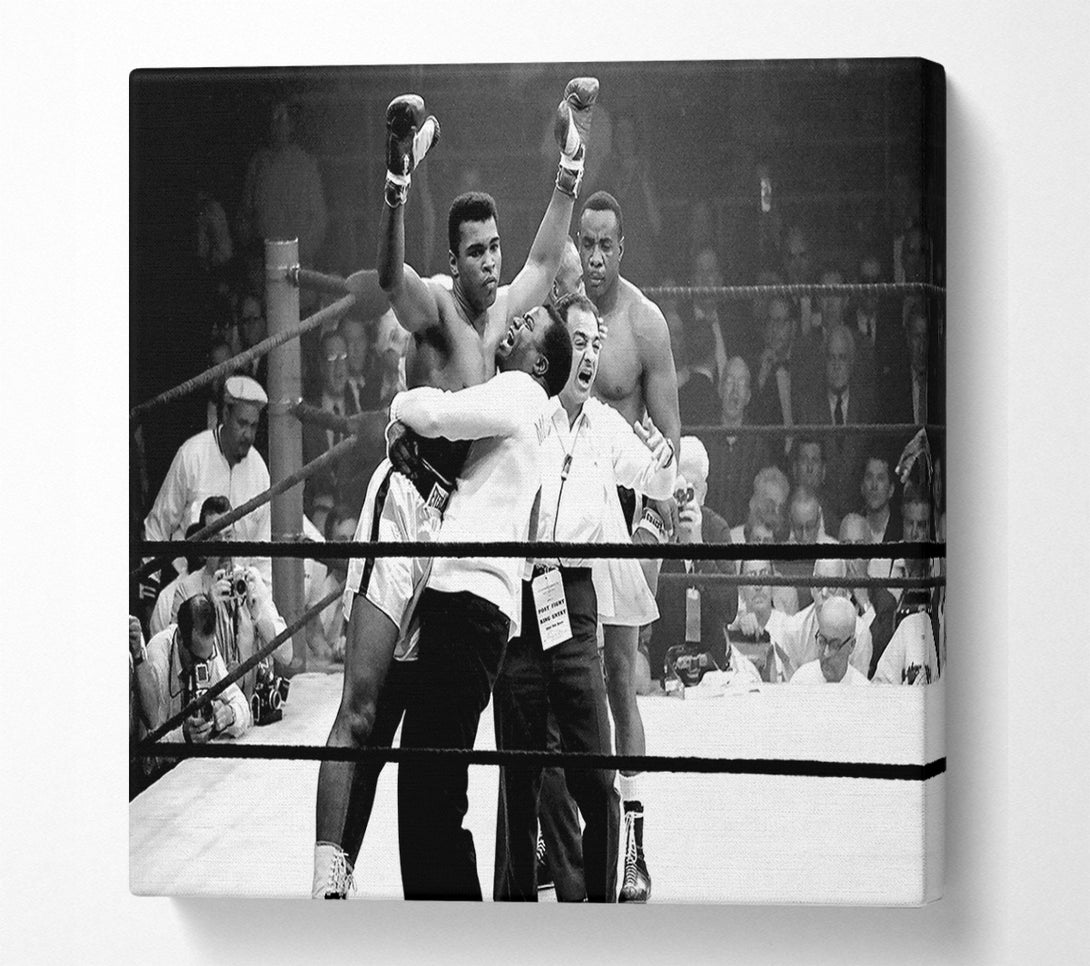  A Canvas Print of Muhammad Ali Victory Canvas Art