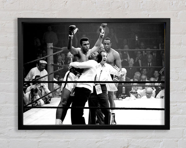 Muhammad Ali Victory Framed Print