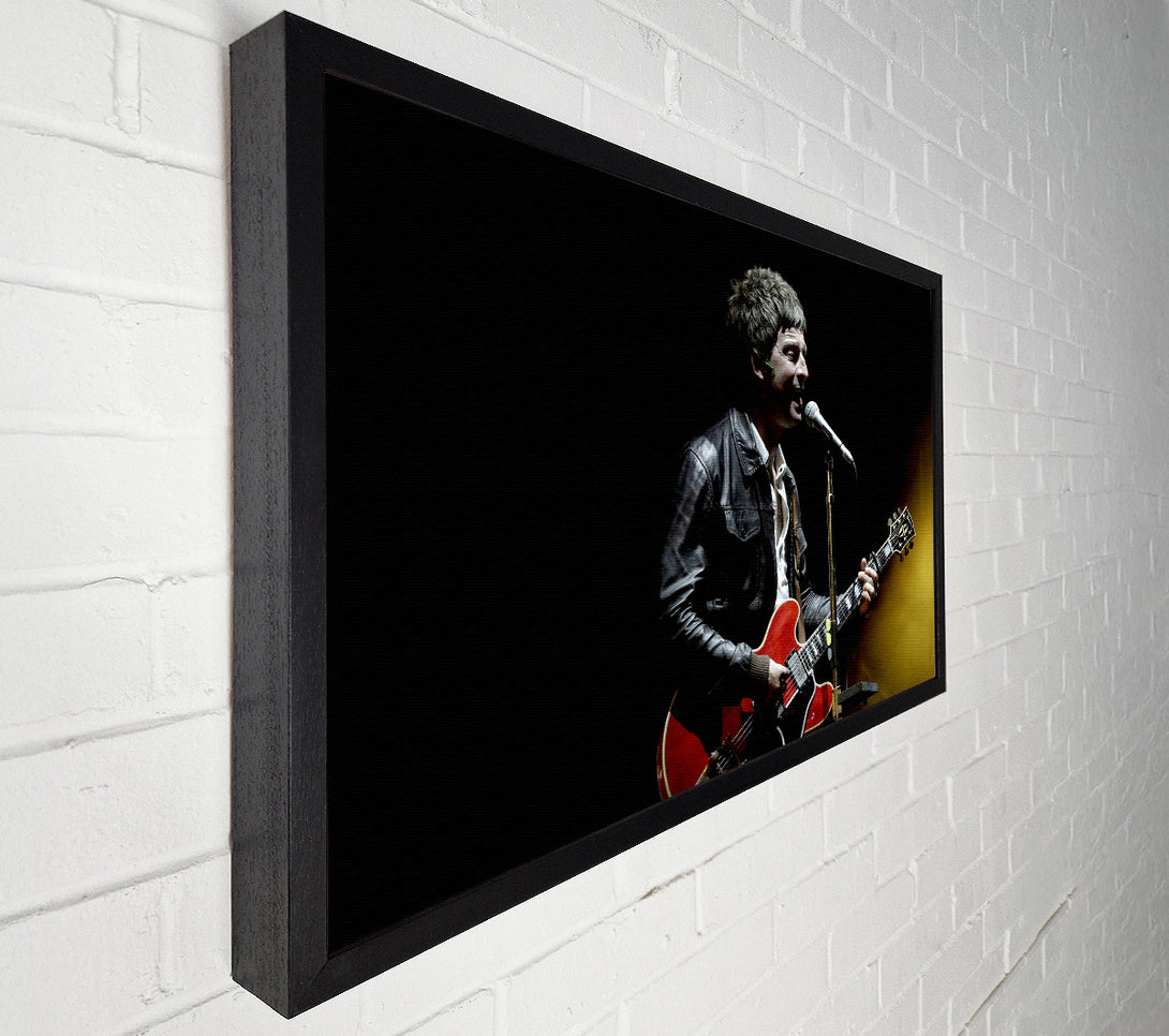  A Canvas Print of Noel Gallagher On Stage Canvas Art