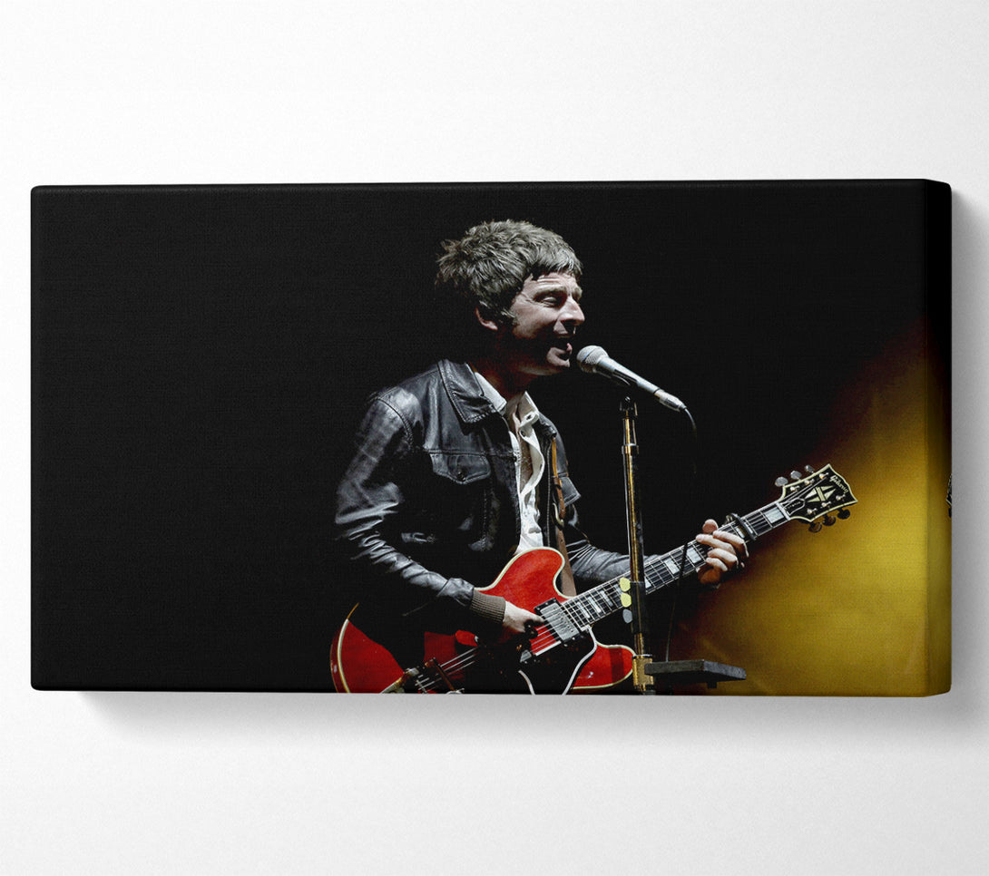  A Canvas Print of Noel Gallagher On Stage Canvas Art
