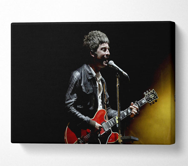  A Canvas Print of Noel Gallagher On Stage Canvas Art