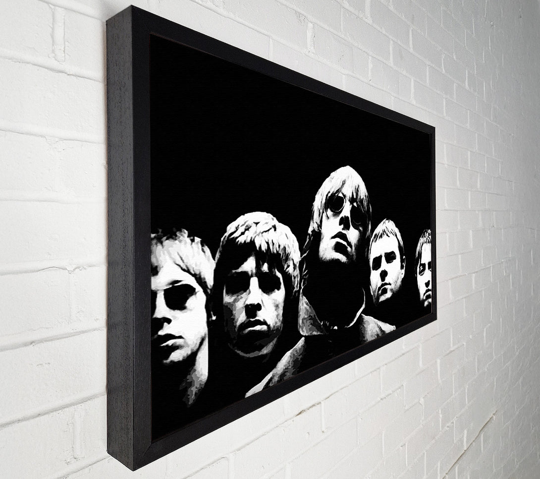  A Canvas Print of Oasis Wonderwall Pop Art Canvas Print