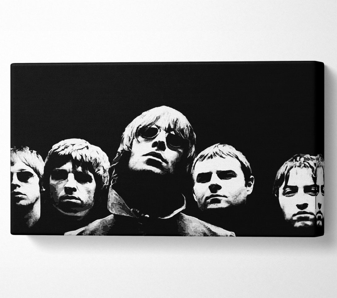  A Canvas Print of Oasis Wonderwall Pop Art Canvas Print