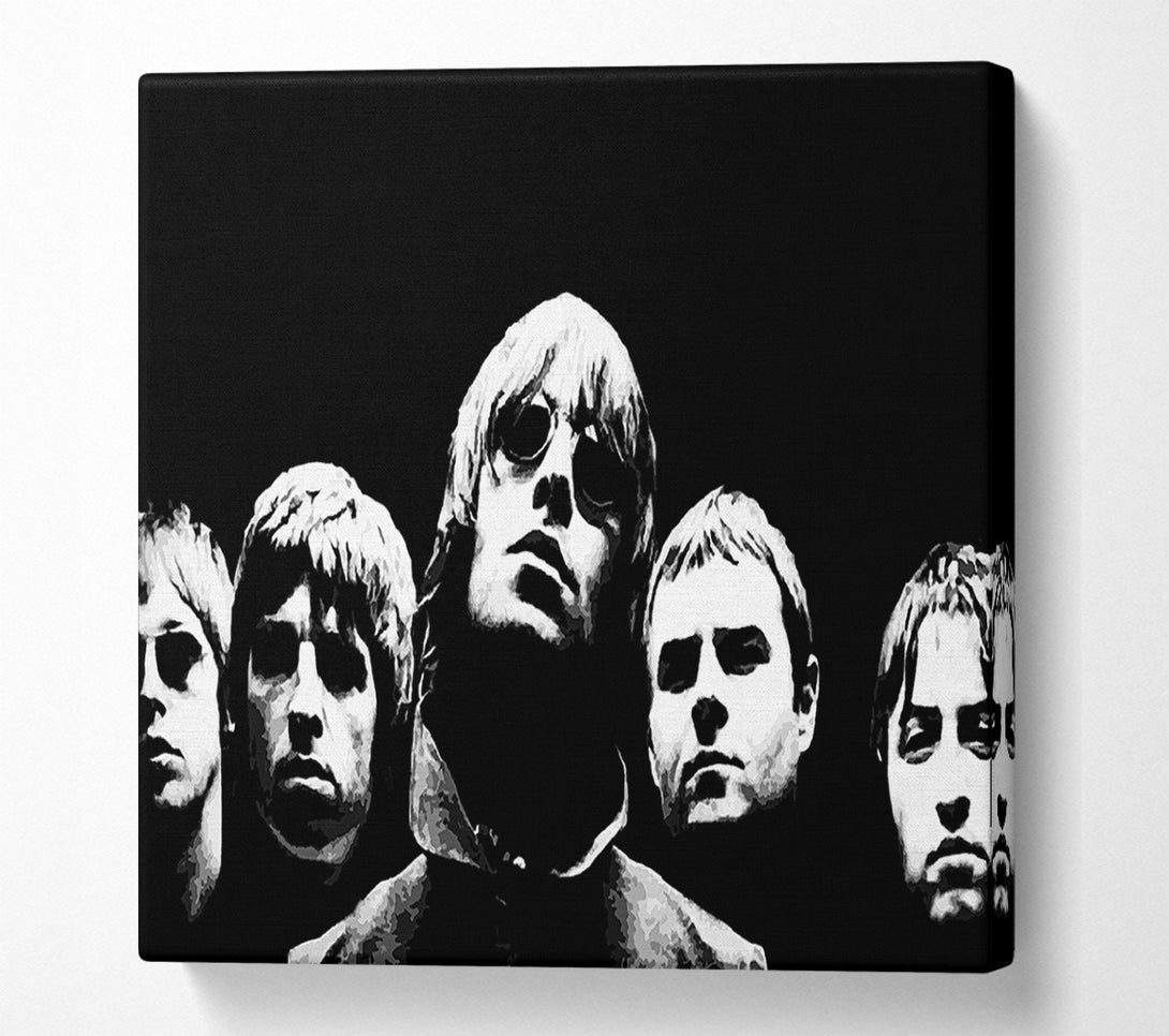  A Canvas Print of Oasis Wonderwall Pop Art Canvas Print