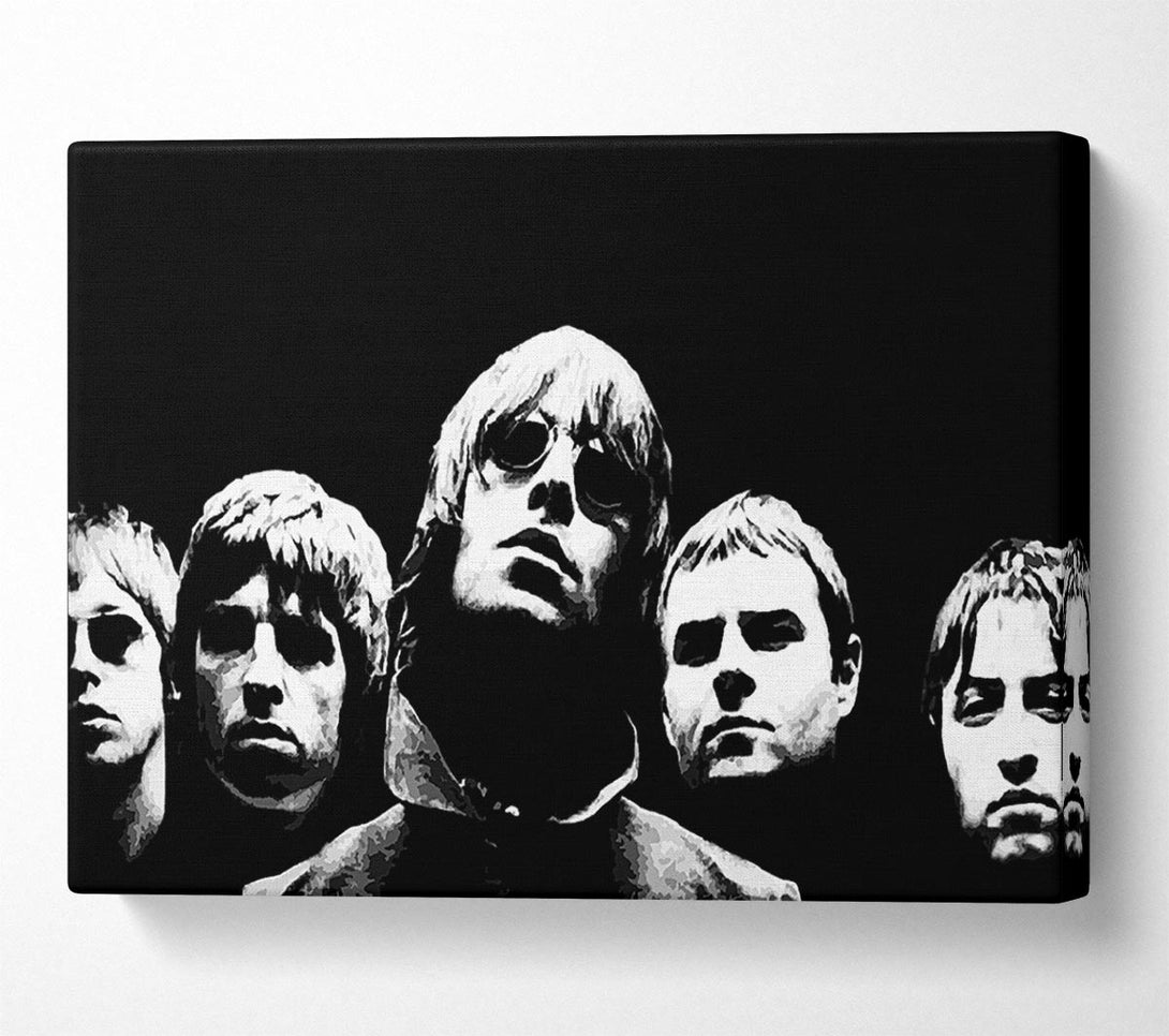  A Canvas Print of Oasis Wonderwall Pop Art Canvas Print