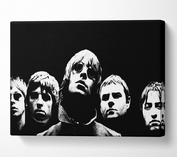  A Canvas Print of Oasis Wonderwall Pop Art Canvas Print