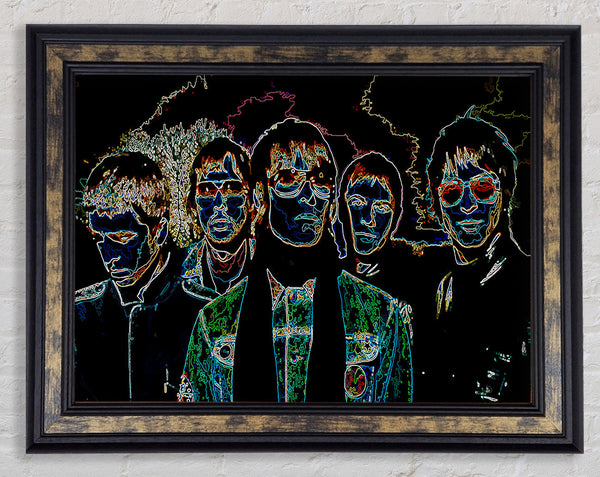 Oasis All My People Framed Print