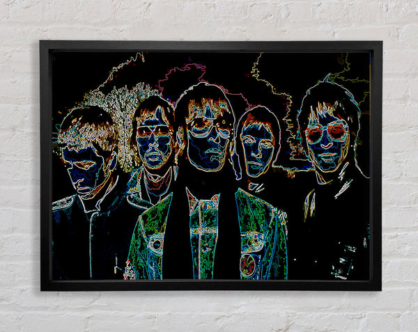 Oasis All My People Framed Print