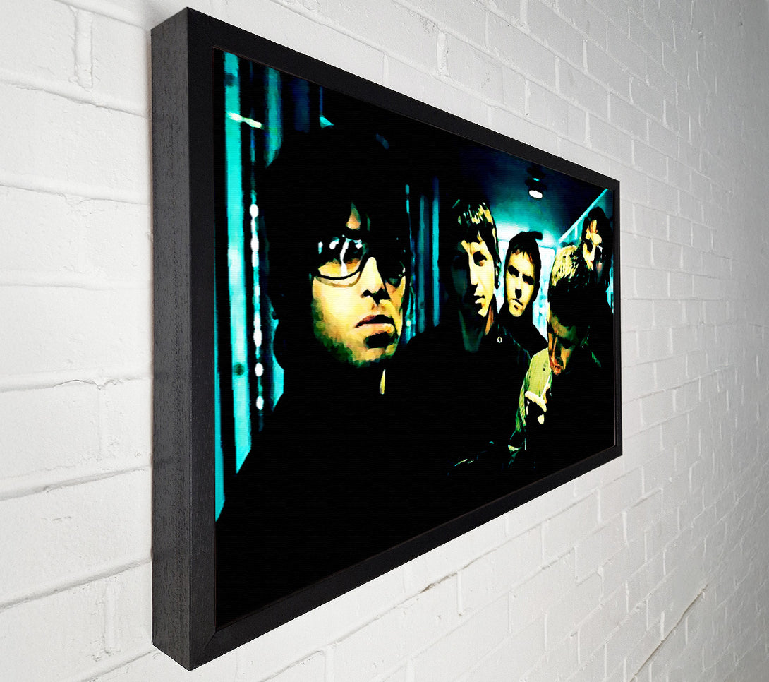  A Canvas Print of Oasis Lift Liam n Noel Canvas Wall Art