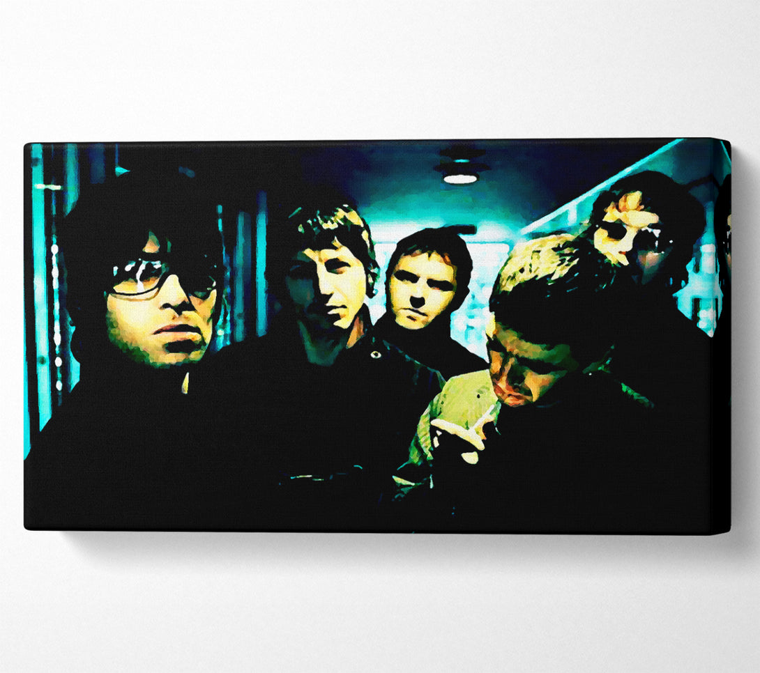  A Canvas Print of Oasis Lift Liam n Noel Canvas Wall Art