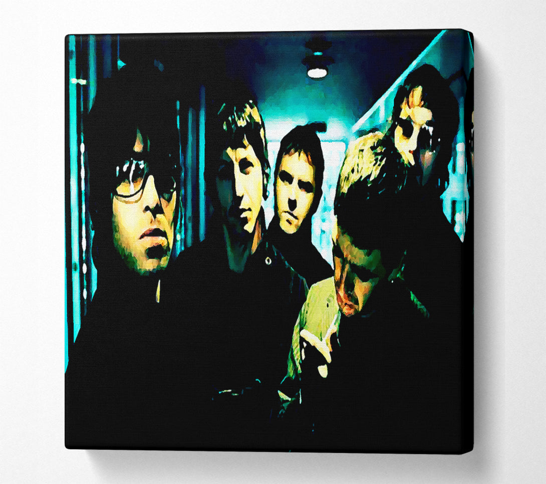  A Canvas Print of Oasis Lift Liam n Noel Canvas Wall Art