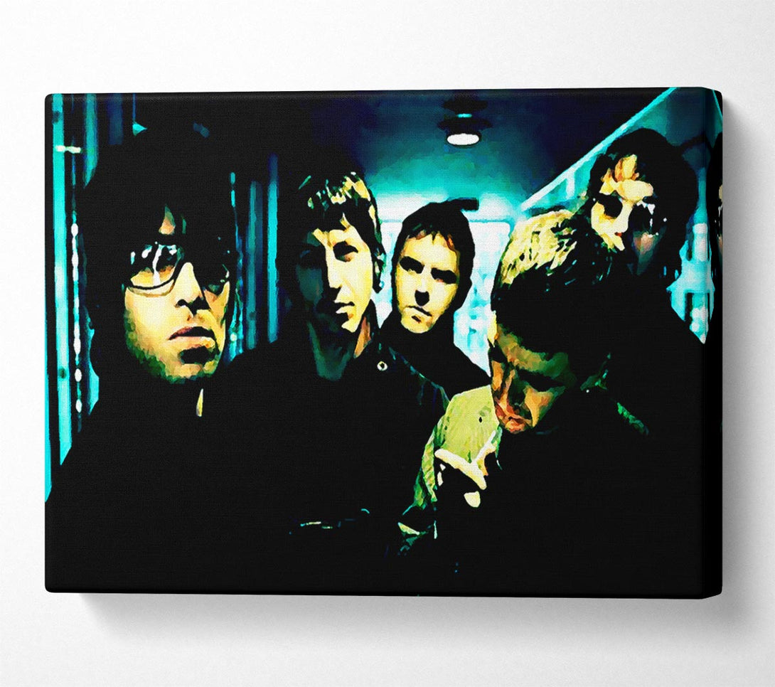  A Canvas Print of Oasis Lift Liam n Noel Canvas Wall Art