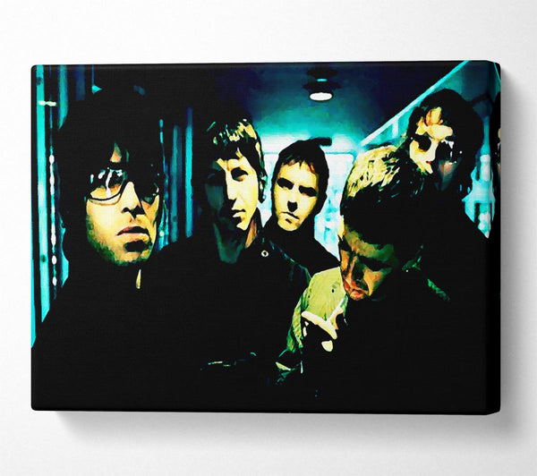  A Canvas Print of Oasis Lift Liam n Noel Canvas Wall Art