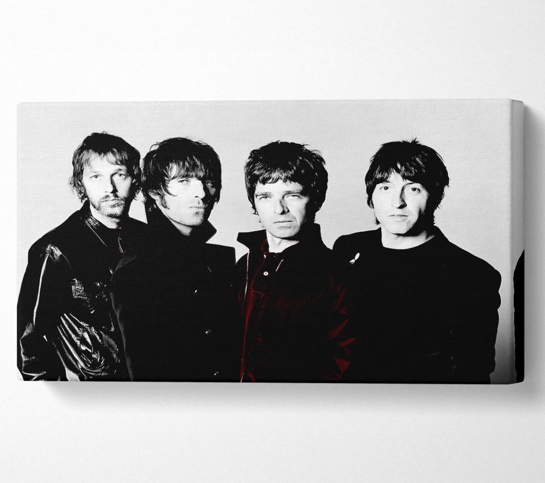  A Canvas Print of Oasis Noel Red B n W Canvas Art