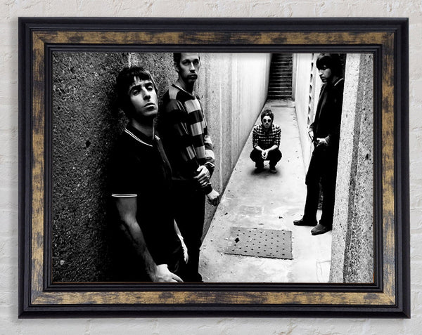 Oasis Street Framed Print