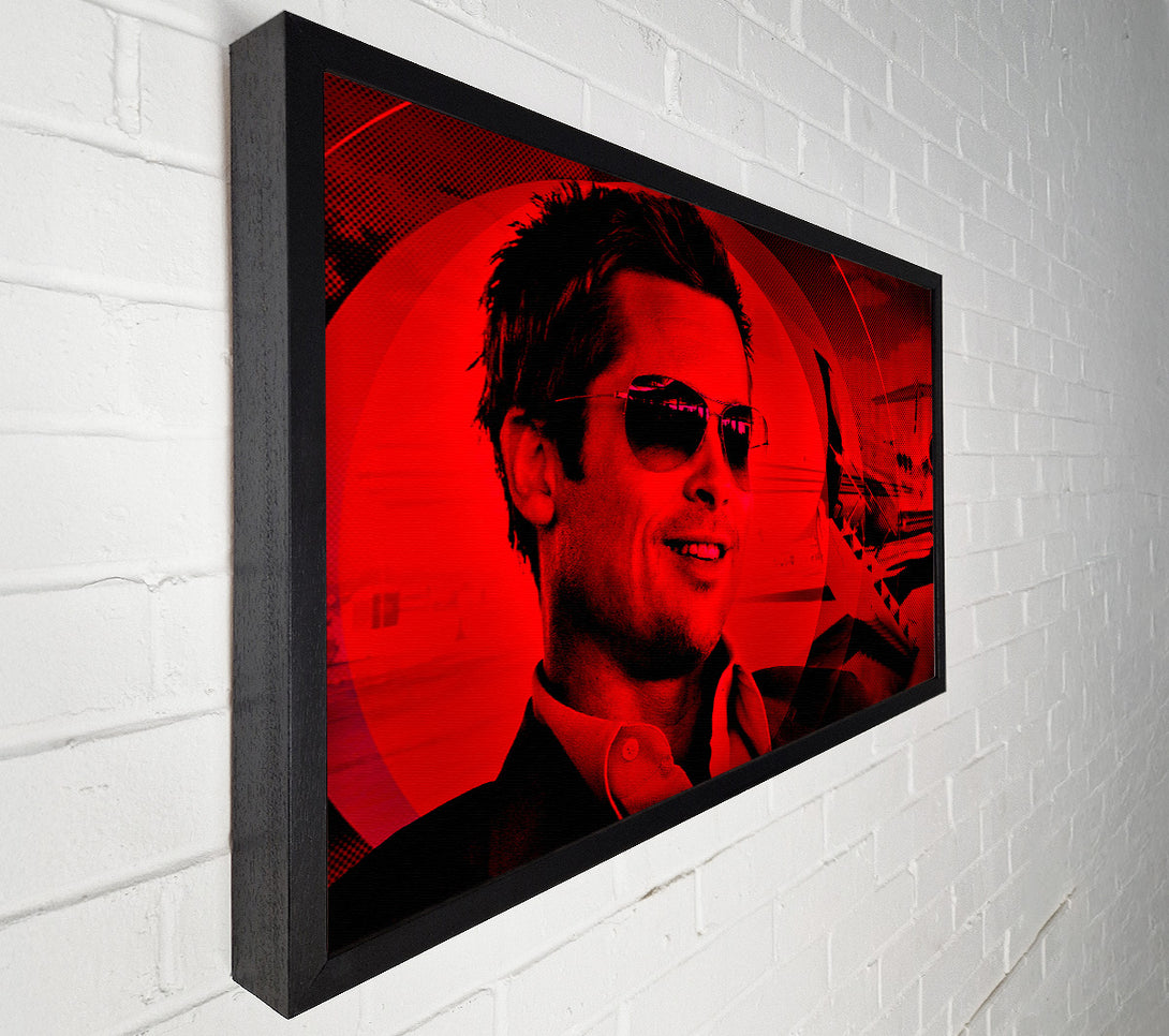  A Canvas Print of Oceans Eleven Brad Pitt Canvas Print