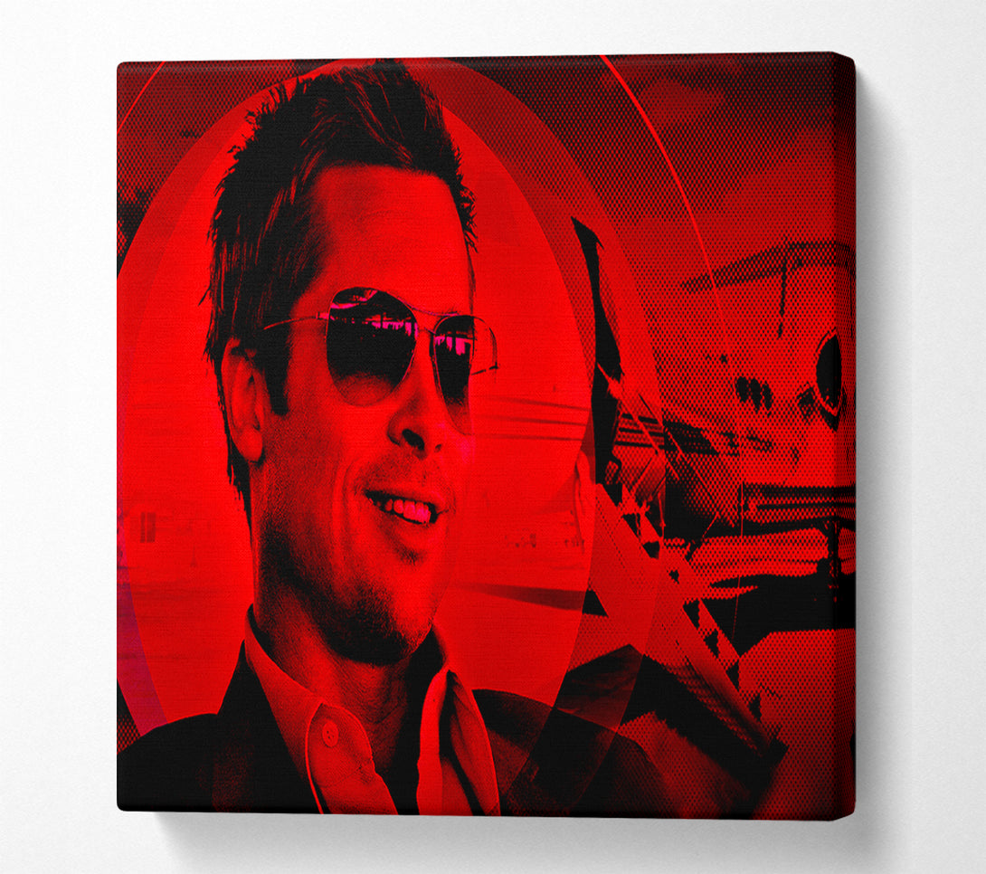  A Canvas Print of Oceans Eleven Brad Pitt Canvas Print