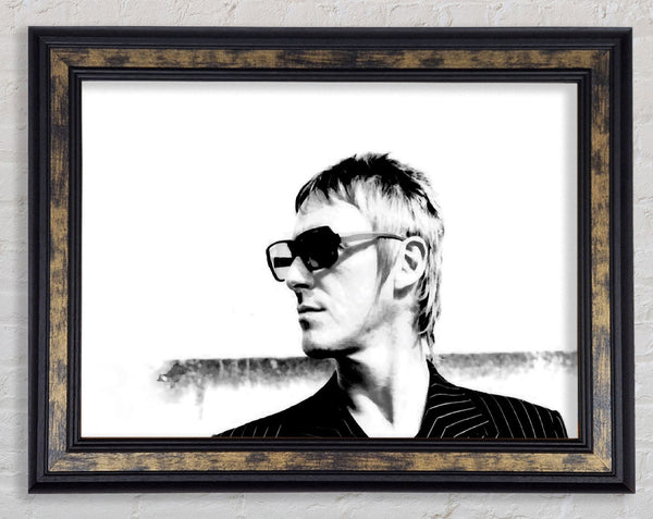 Paul Weller Shades Framed Print
