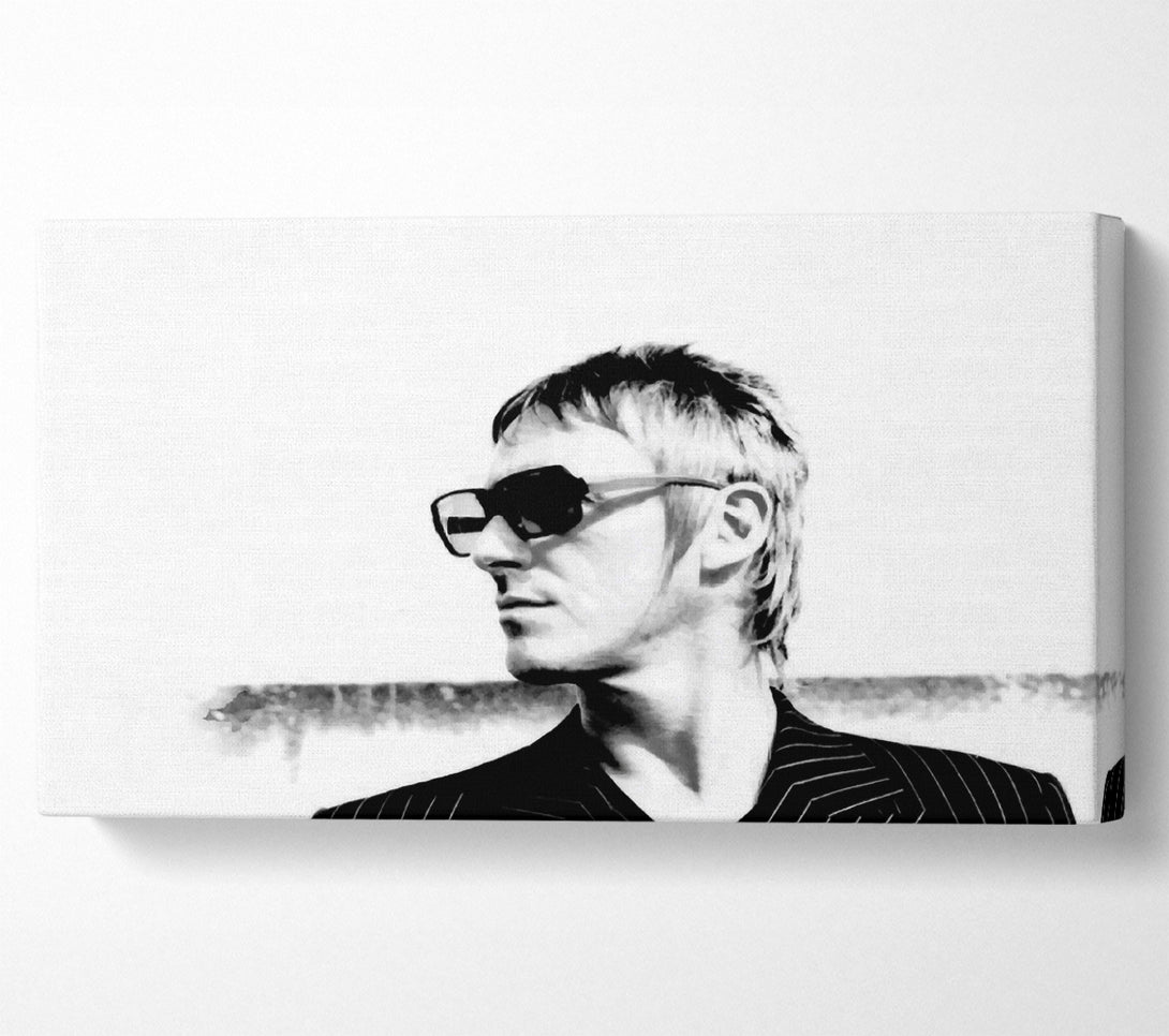  A Canvas Print of Paul Weller Shades Canvas Art