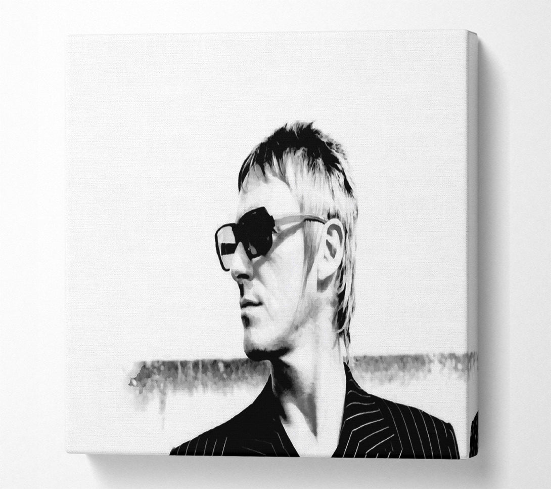  A Canvas Print of Paul Weller Shades Canvas Art