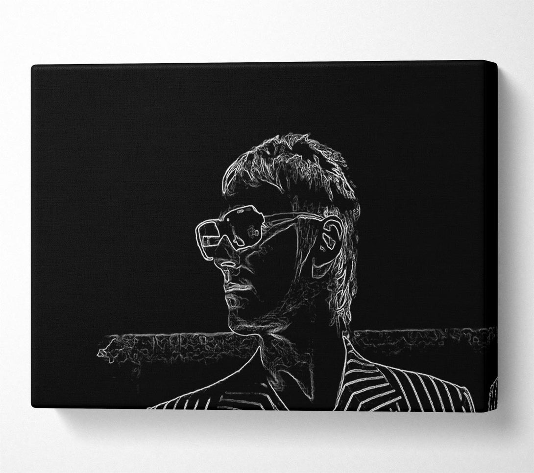  A Canvas Print of Paul Weller Canvas Wall Art
