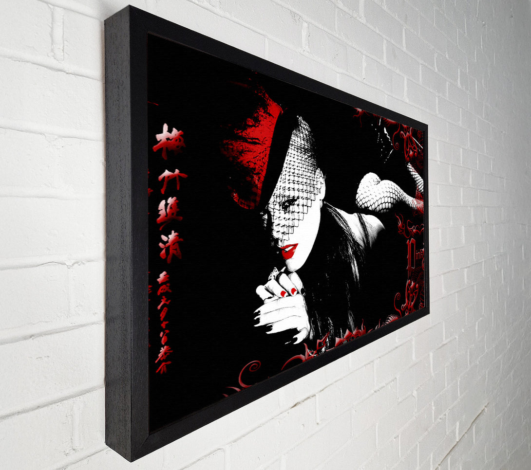  A Canvas Print of Pink Fishnets Canvas Print