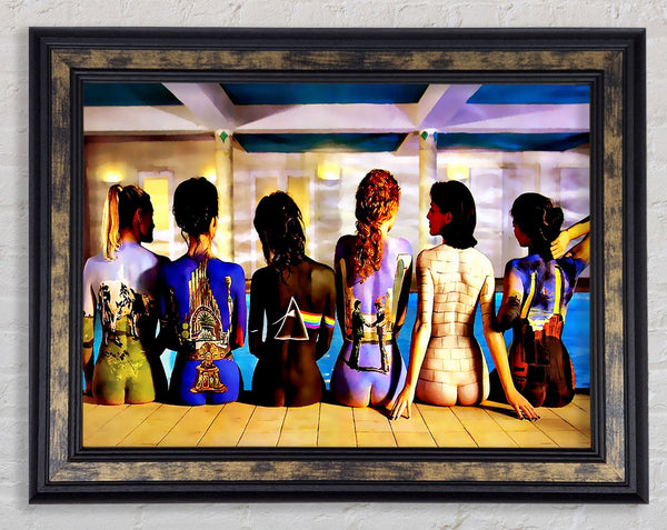 Pink Floyd Painted Ladies Framed Print
