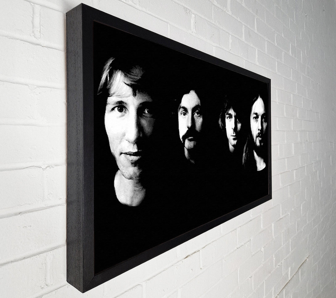  A Canvas Print of Pink Floyd Early Days B n W Canvas Art