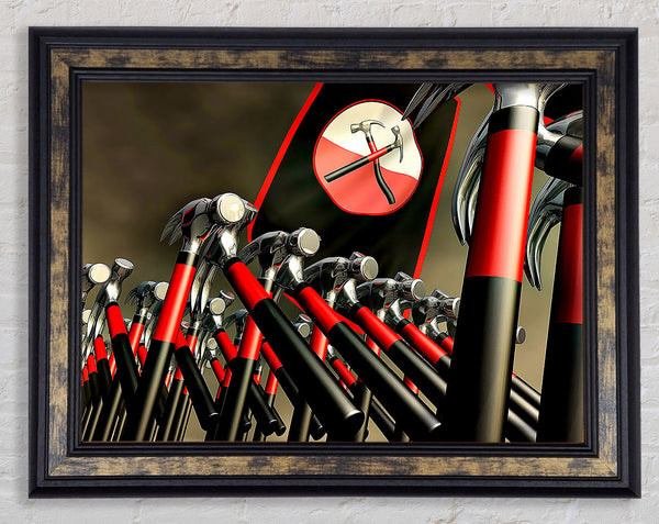 Pink Floyd Hammers Framed Print