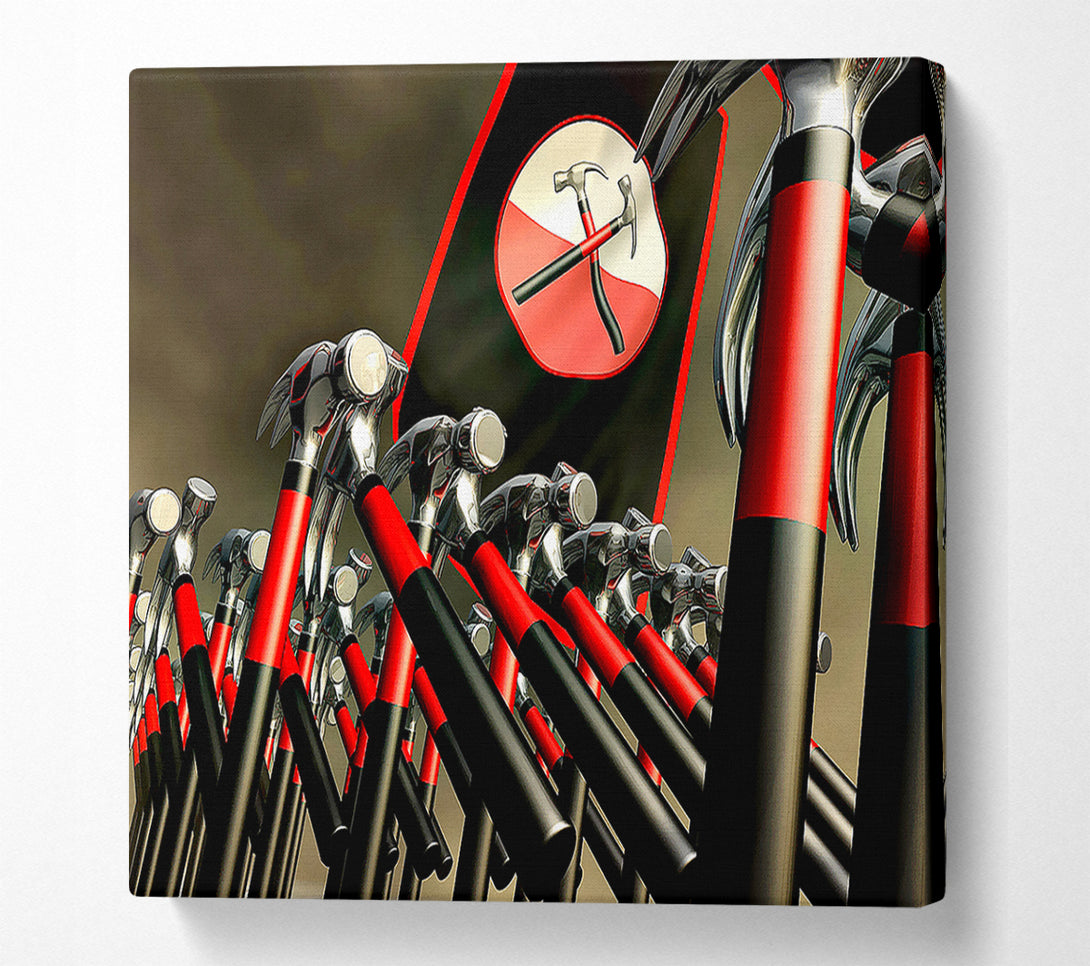 A Canvas Print of Pink Floyd Hammers Canvas Wall Art