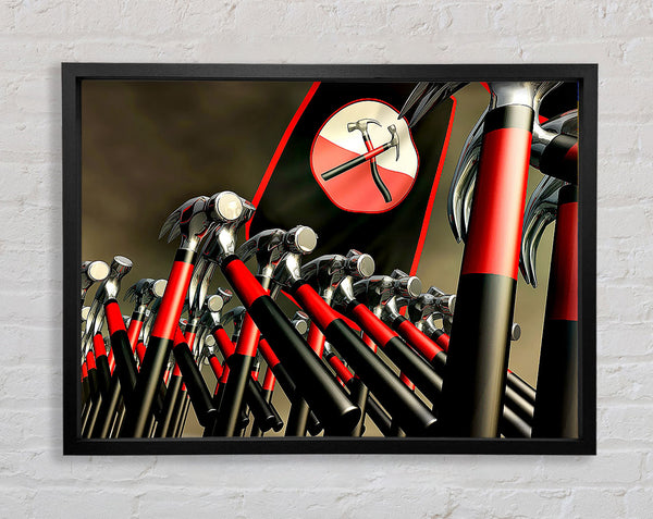 Pink Floyd Hammers Framed Print