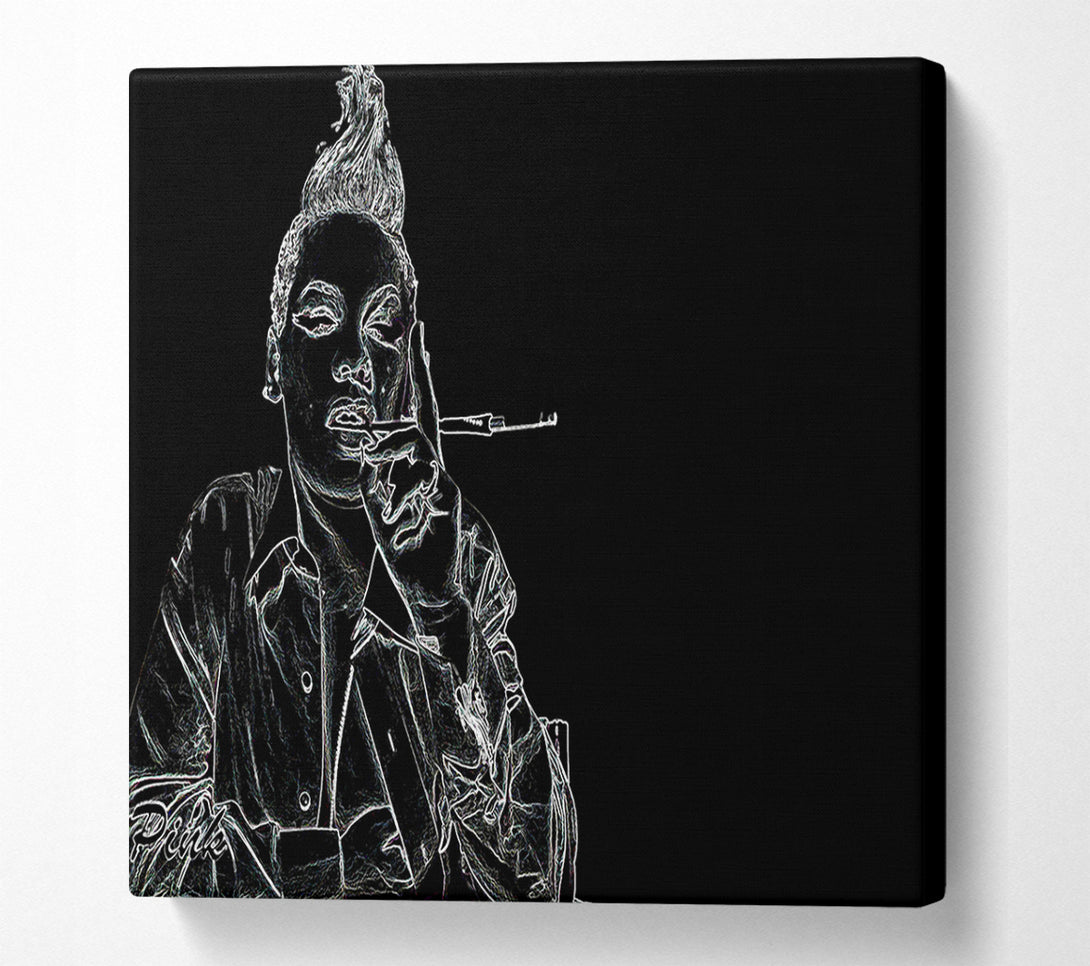  A Canvas Print of Pink Canvas Wall Art