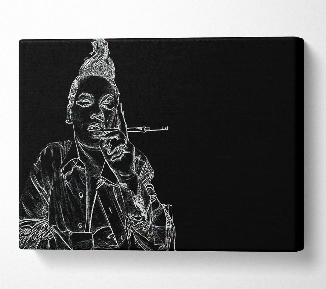  A Canvas Print of Pink Canvas Wall Art