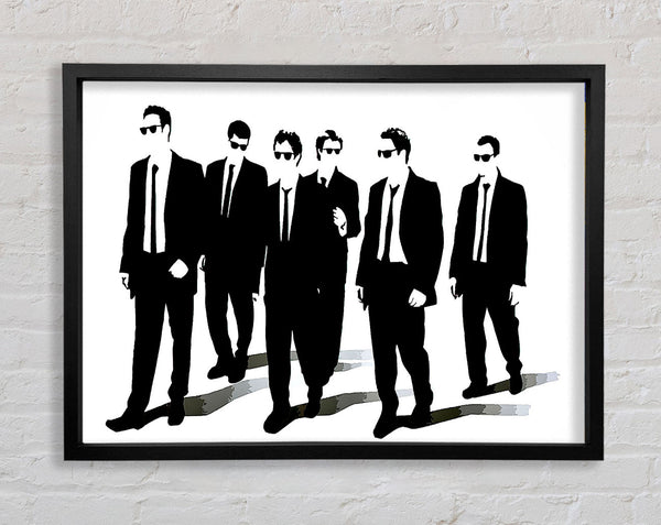 Reservoir Dogs Walking Framed Print