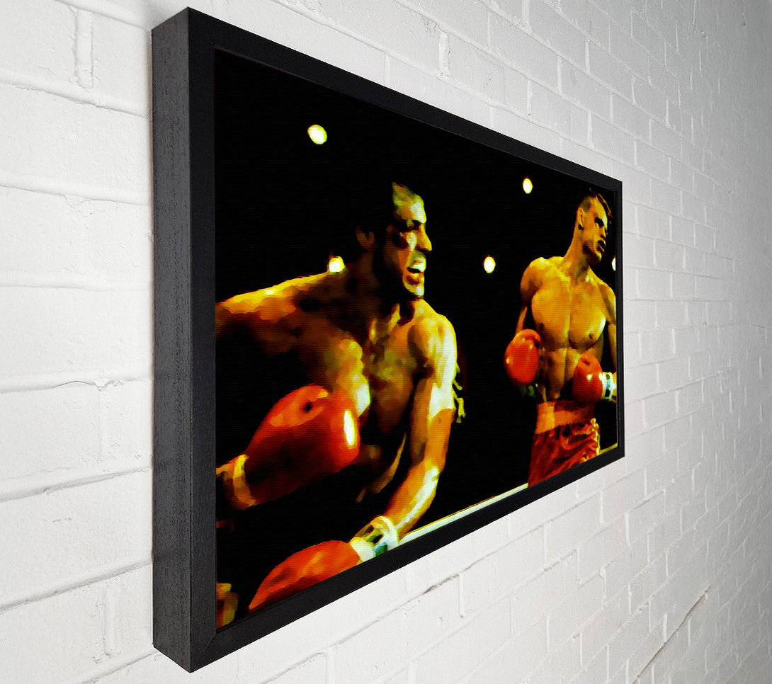  A Canvas Print of Rocky Fighting Back Canvas Print