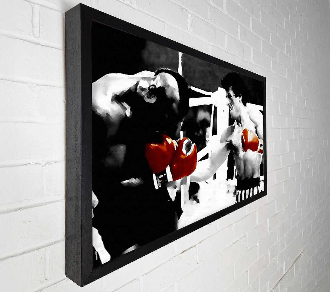  A Canvas Print of Rocky 3 Red Boxing Gloves Canvas Wall Art