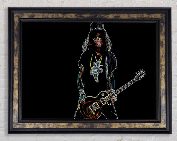 Slash 02 Framed Print