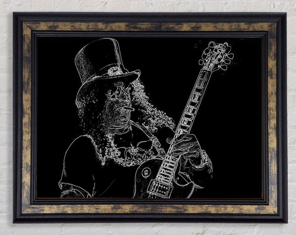 Slash Framed Print