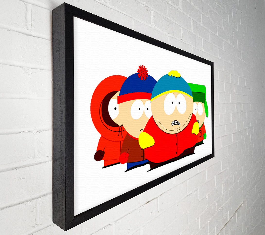  A Canvas Print of South Park Characters Canvas Art