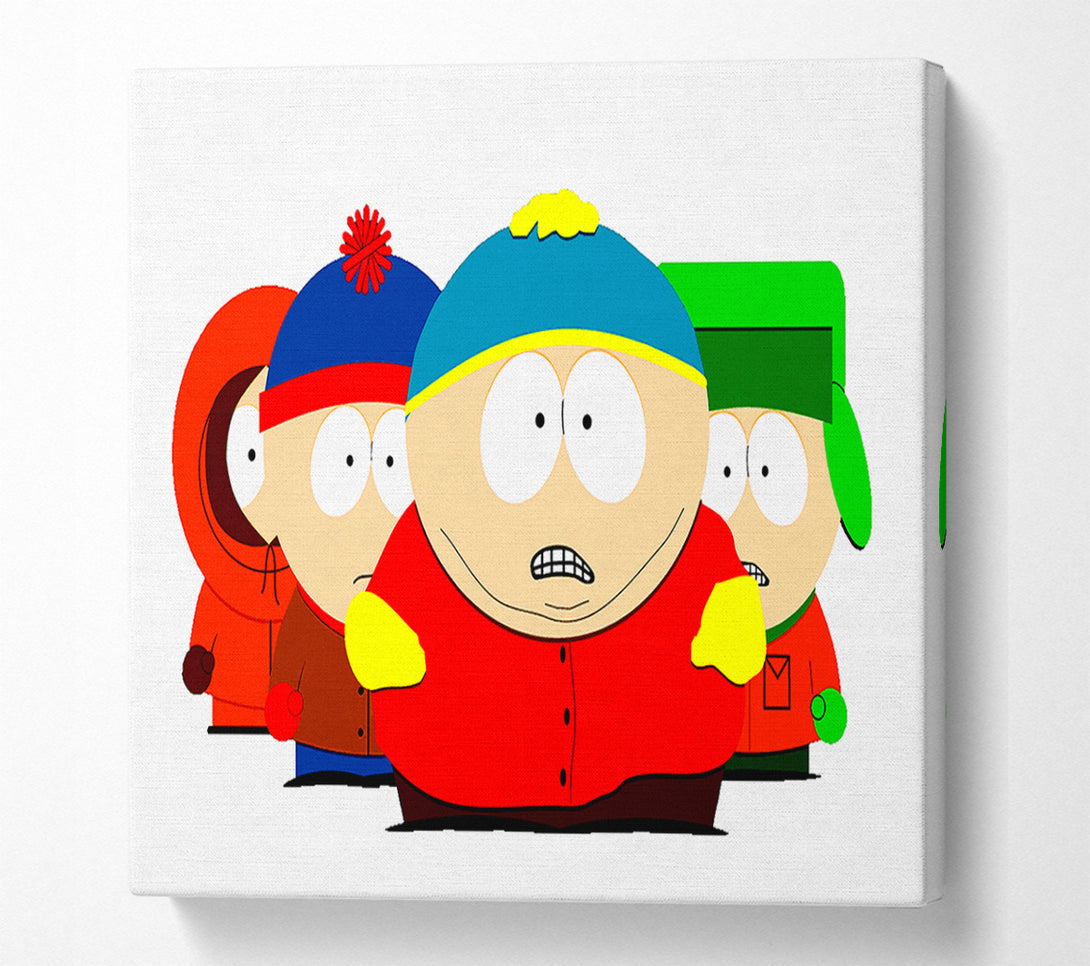  A Canvas Print of South Park Characters Canvas Art