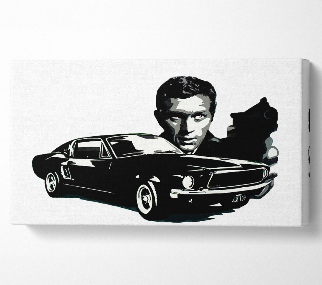  A Canvas Print of Steve Mcqueen Bullitt Canvas Print