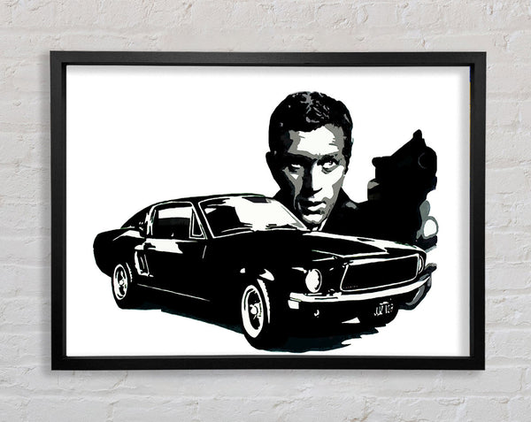 Steve Mcqueen Bullitt Framed Print