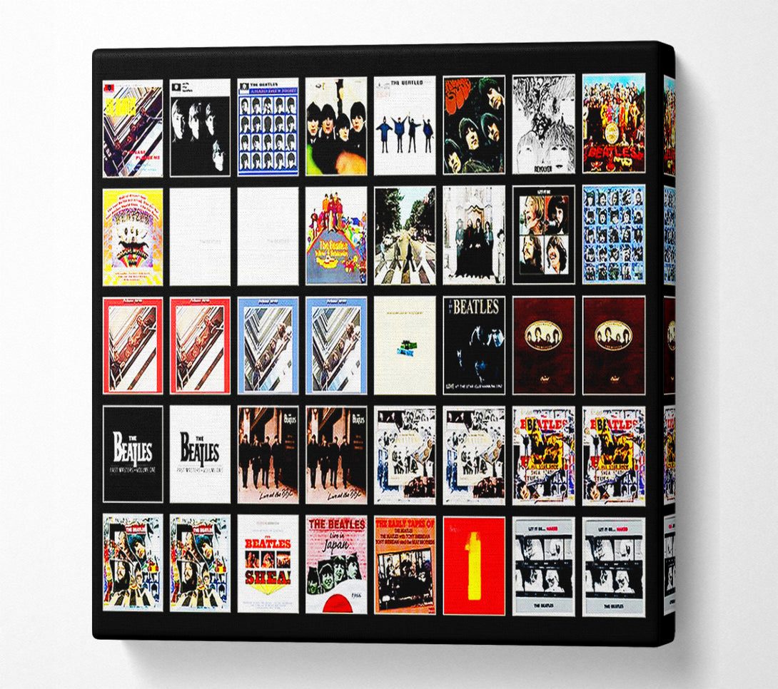  A Canvas Print of The Beatles Album Cover Canvas Wall Art
