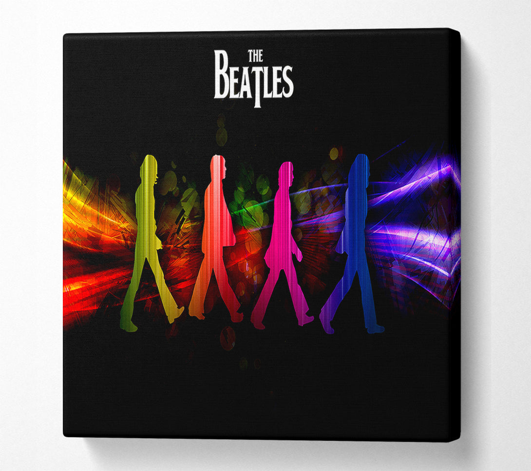  A Canvas Print of The Beatles Rainbow Walk Canvas Print