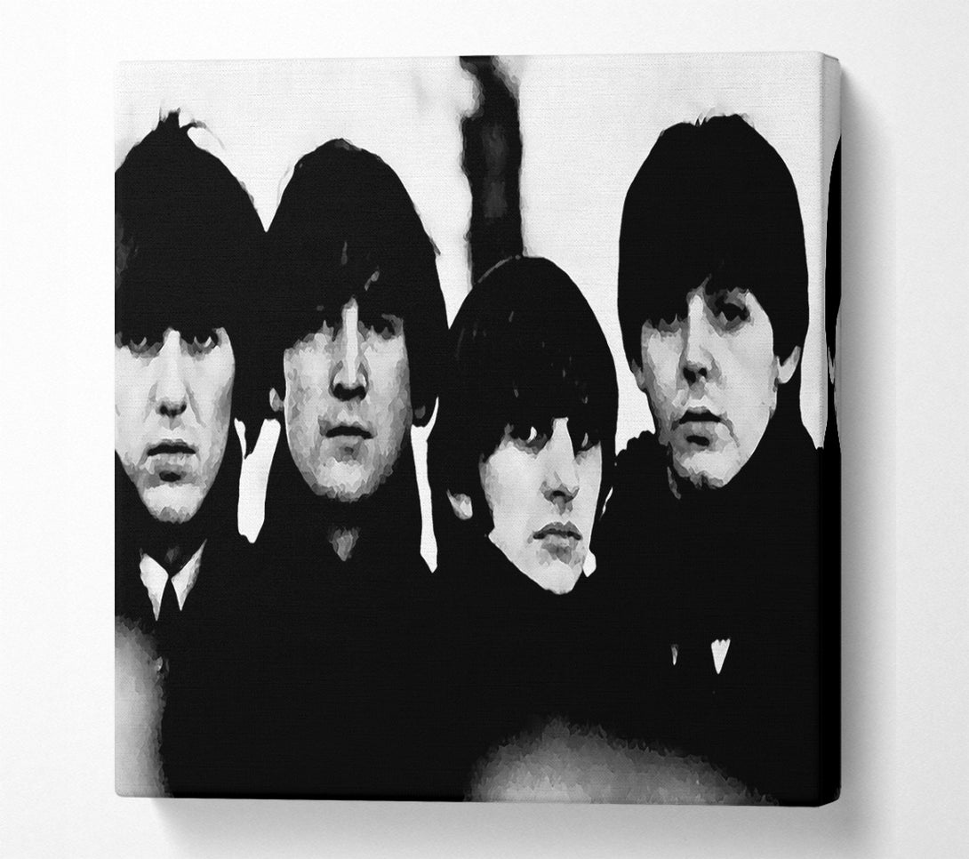  A Canvas Print of The Beatles In Liverpool Faces 1 Canvas Art
