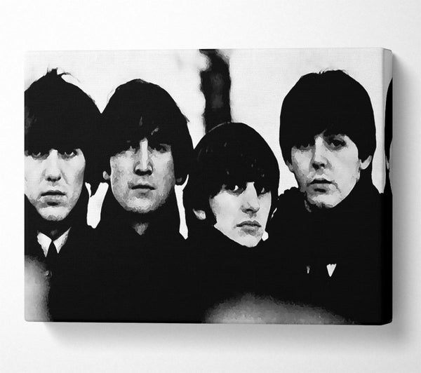  A Canvas Print of The Beatles In Liverpool Faces 1 Canvas Art