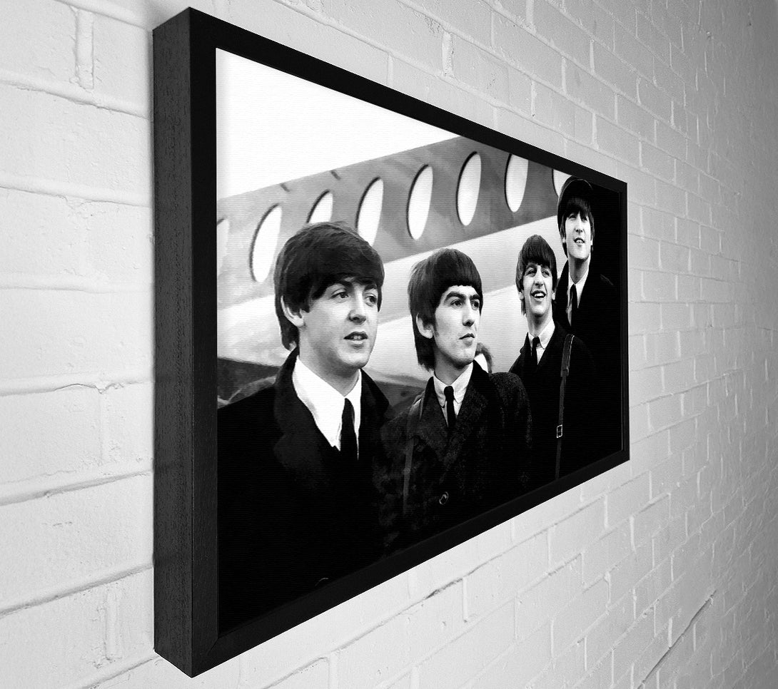  A Canvas Print of The Beatles Just Landed Canvas Print