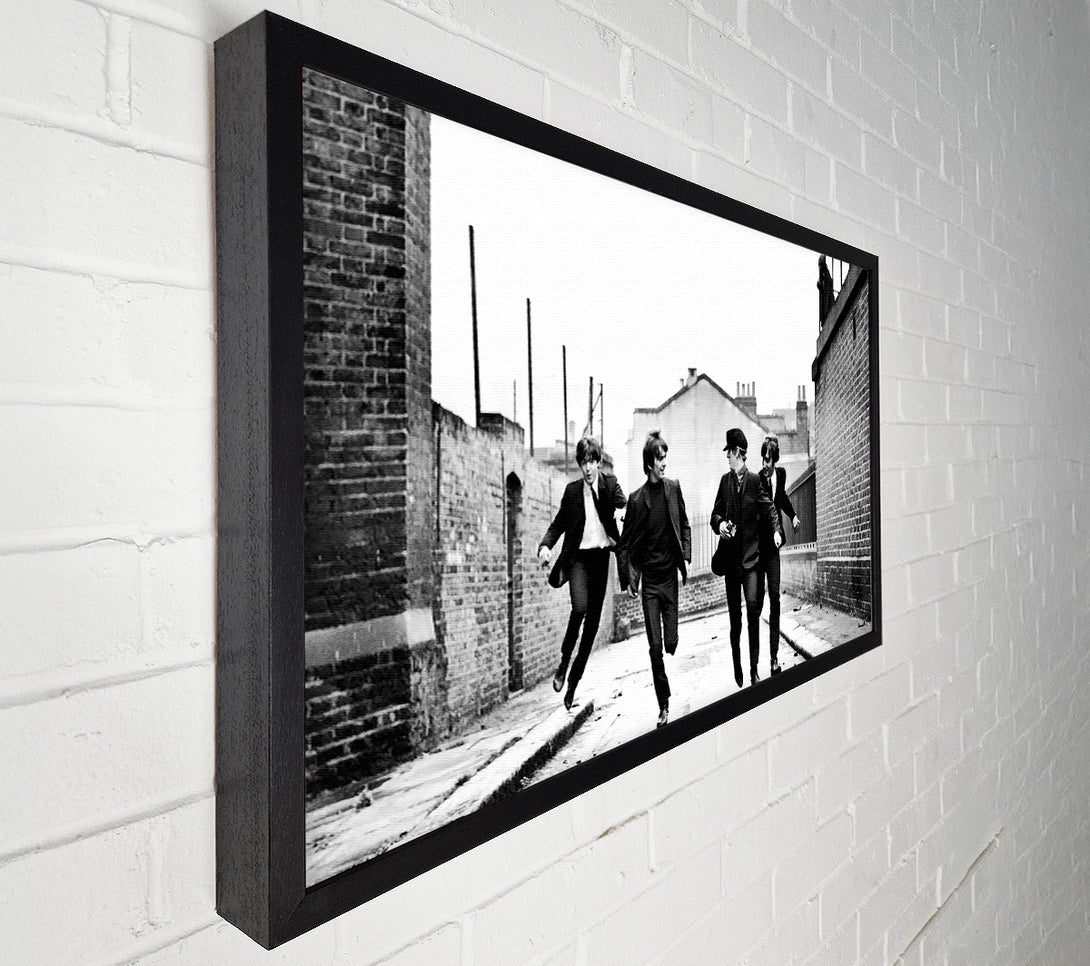  A Canvas Print of The Beatles Running Canvas Art