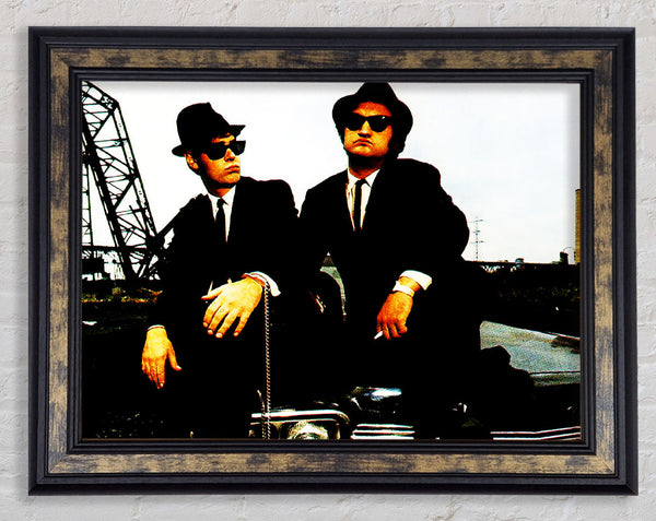 The Blues Brothers Jake And Elwood Framed Print