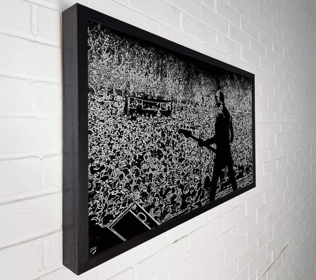  A Canvas Print of The Clash At Hide Park Canvas Print